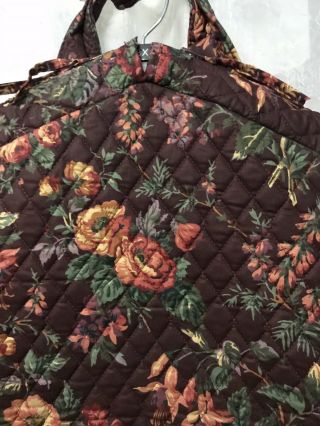 Vera Bradley Women ' s Garment Bag Retired Vintage Wildwood 2 Pc Long Garment Bags 3