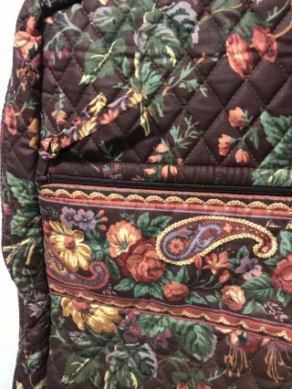 Vera Bradley Women ' s Garment Bag Retired Vintage Wildwood 2 Pc Long Garment Bags 5
