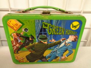 Vintage 1967 The Green Hornet Metal Lunchbox No Thermos