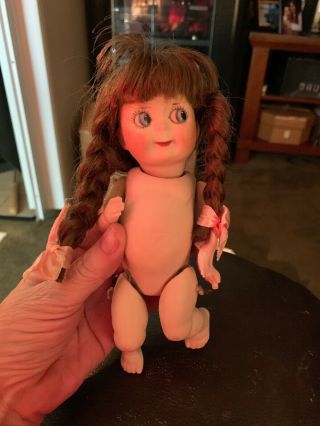 Adorable 7 “ Antique J.  D.  K.  Kestner 221 Character Baby Doll