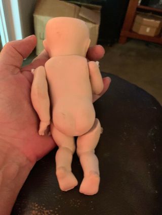 ADORABLE 7 “ ANTIQUE J.  D.  K.  KESTNER 221 CHARACTER BABY DOLL 4