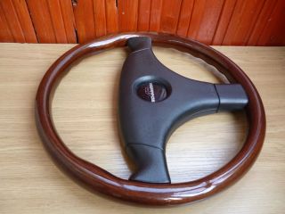 Rare AC Schnitzer wooden MOMO steering wheel size 35cm Bmw E30 E32 E34 E36 4