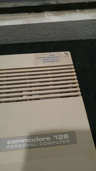 Vintage Commodore 128 Personal Computer - Parts Only 4