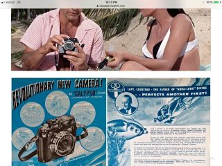 Rare Calypso Phot Underwater Camera France Nikonos 12