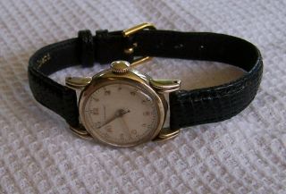 Vintage Womens Hamilton Watch 10K Gold Filled With Case 4