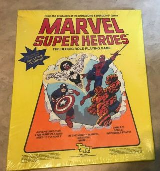 Vintage Marvel Heroes Tsr Heroic Role Playing Game Factory