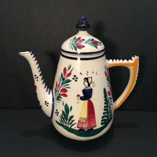 Vintage Quimper France Teapot