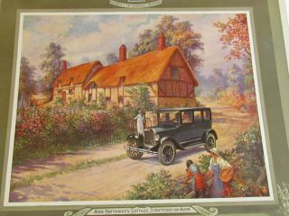 Rare 1926 Chevrolet Superior Series V LARGE Full Color General Motors Calendar 2