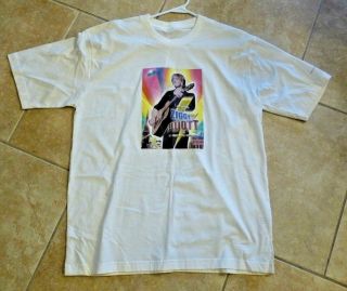 Cybernauts 2001 Def Leppard Japan Crew Only T Shirt Lg Rare Joe Elliot Bowie