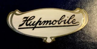 Very Rare Vintage 1914 Hupmobile Radiator Emblem 1st Enamel Emblem Very Few Made