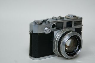 Rare Aires 35 - V 35mm Rangefinder Camera S - Coral 4.  5CM F1.  5 Lens Case 4