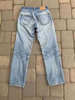 Vintage Early 80’s Levis Small E Full Selvedge 501 Jeans 26 X 29 Usa