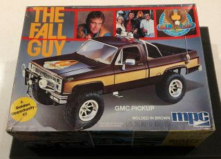 Mpc Vintage Rare The Fall Guy Gmc Pick - Up Truck 1:25 Plastic Model Kit 1982