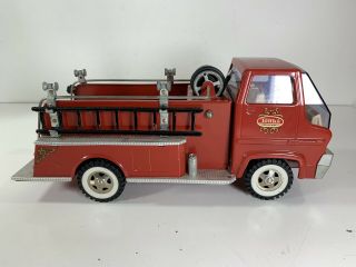 Vintage Tonka Gas Turbine Pressed Steel Fire Truck Engine w/ Ladder & Hoses 5