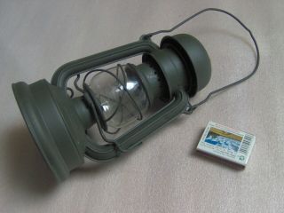 Vintage German Ww2 Feuerhand No 176 Kerosene Lamp Lantern Mushroom Top