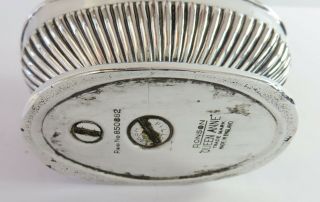 Vintage Ronson Silverplate Table Cigarette Lighter,  Art Deco Queen Anne,  England 5