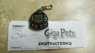 Vintage Sabrina Salem the Cat GIGA Pets 90s Tiger Electronics 1997 Pre - owned 2