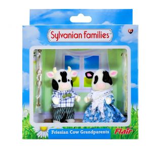 Sylvanian Families Calico Critters Friesian Cow Grandparents