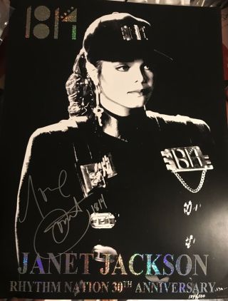 Janet Jackson Very Rare Limited To 500 I Have 2 Signed Autographed