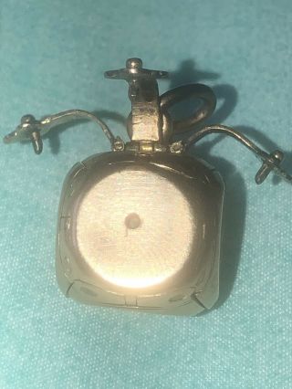 Antique Vintage Mason Masonic Cube Pendant Cross Sterling Degree Lessons 3