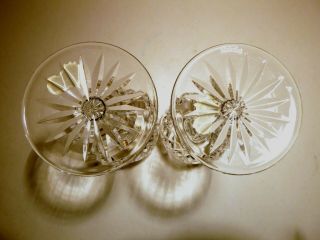 VINTAGE Waterford Crystal LISMORE (1957 -) 2 Wine Hocks 7 3/8 