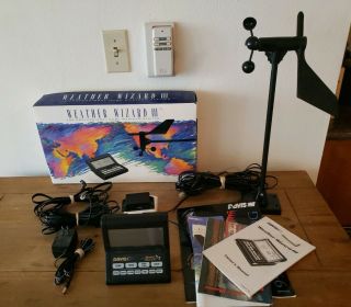 Davis Weather Wizard Iii - Vintage Weather Station W/ Instruments