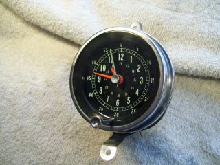 1966 vintage Chevelle electric console dash clock in good. 3
