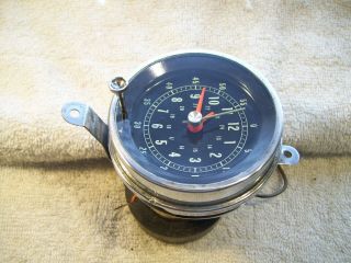 1966 vintage Chevelle electric console dash clock in good. 4