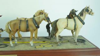 Rare Franklin Precision Models Wells Fargo Stage & Four Horse Team Complete 3