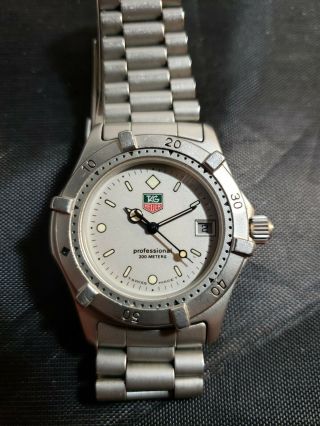 Vintage Tag Heuer Professional 200 Meters.  Please Read Listing