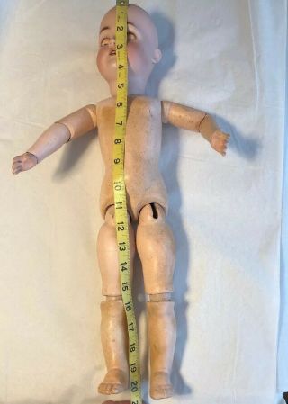 As Found Antique German K R Child Doll.  Needs Some Attention 6