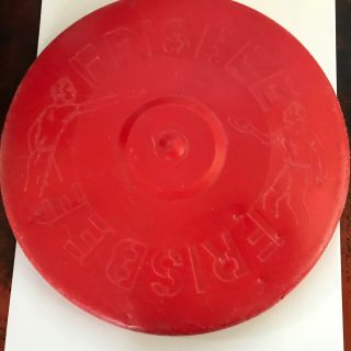 Vintage Red Frisbee Outdoor Toy