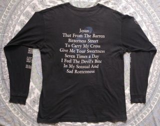 Vintage CRADLE OF FILTH Vestal Masturbation Nun T - Shirt XL 1998 90s Goth Metal 2