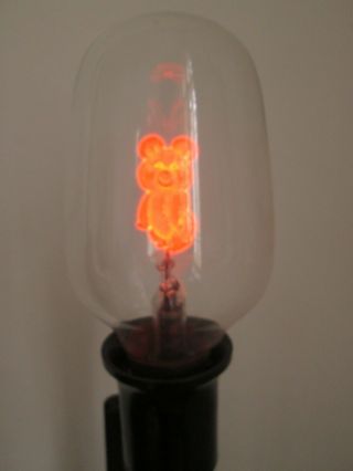 Vintage Russian Ussr Moscow 80 Olympics Misha Bear Light Bulb