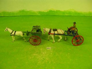 Vintage Britains Lead Farm Rake & Governess Collectable Toy Models 953