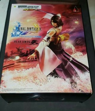 Final Fantasy X Play Arts Kai Yuna Figure Square Enix Rare Hd Remaster 2013