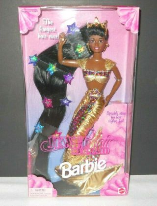 Vintage 1995 Jewel Hair Mermaid Aa Barbie Doll Mattel 14587