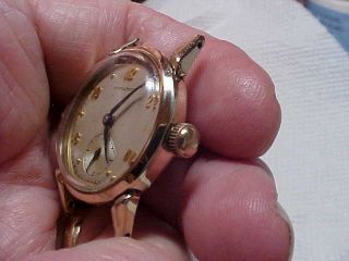 VINTAGE MANS HAMILTON WRISTWATCH (LANGDON) MODEL GF CASE 747 MW MOVEMENT 2