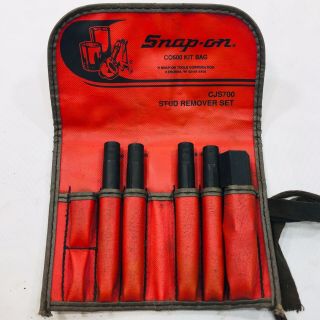 Vintage Snap - On Stud Remover Set Model Cjs700 Co600 Kit Bag