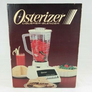 Nos Vintage 1989 Osterizer Galaxie Liquefier - Blender Box Paperwork