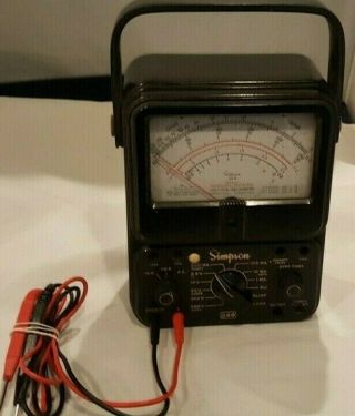 Simpson Model 260 Multimeter Series 6p With Overload Protection