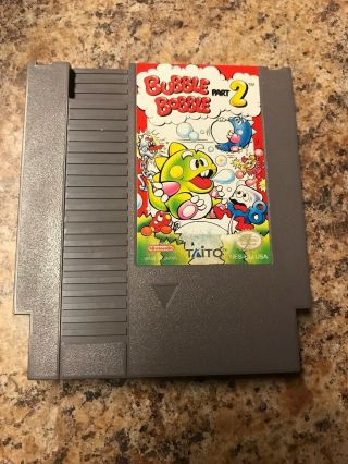 Bubble Bobble Part 2 (nintendo Entertainment System,  1993) Authentic Rare