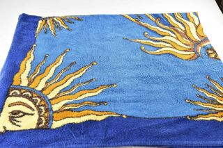 HERMES - Blue Yellow - SUNDIAL - Beach Bath Towel Mat - 64 