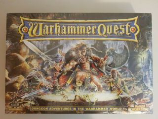 Gw Oop 1995 Rare Warhammer Quest Board Game In Shrink Wrap