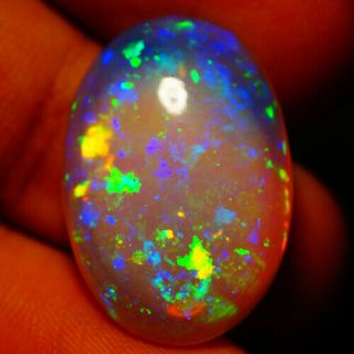 17.  80 Ct Pinfire,  Galaxy Pattern Quality Extremely Rare Ethiopian Welo Opal