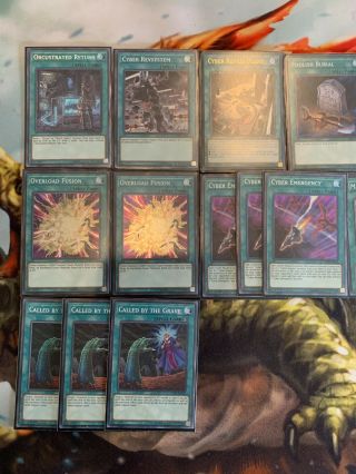 Orcust Cyber Dragon Deck With Full Extra Deck Tournament Ready Secret Rare 5