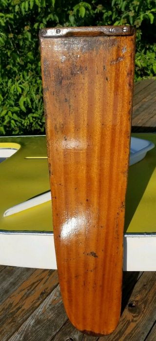 Sunfish Sailboat Dagger Board Daggerboard Sailfish Mahogany Vintage