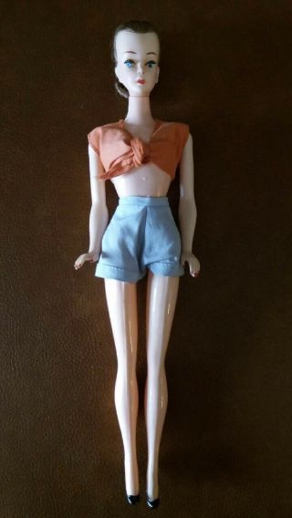 Vintage 1960s Hong Kong Bild Lilli Barbie Clone Doll 11.  5 "