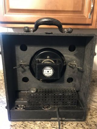 1940’s Vintage Jensen Radio A - 12 12 " Speaker With Case And Tube Amp