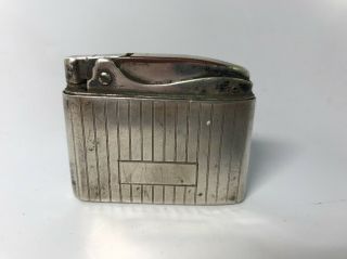 Vintage Ronson Cigarette Lighter W/ Sterling Silver 925 Elgin American Case